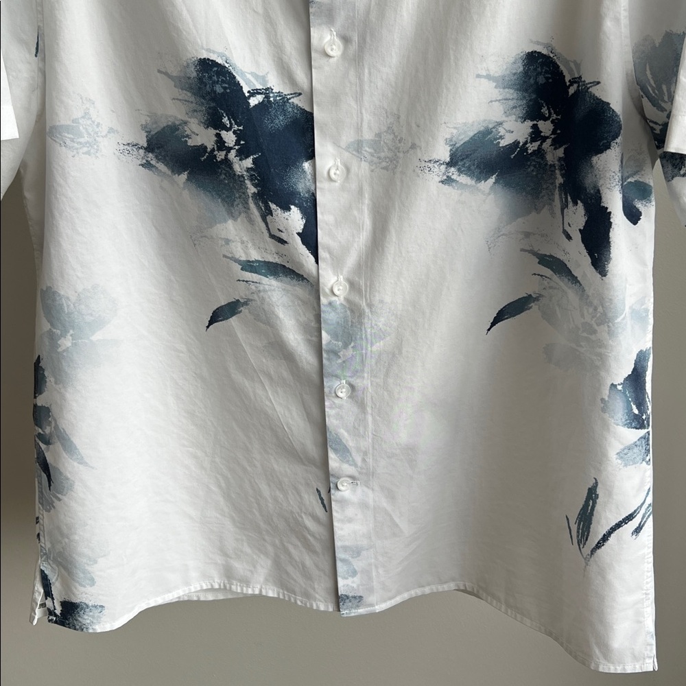 Vince Watercolour Print Shirt - Picture 3 of 10